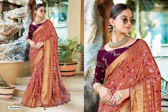 5D-DESIGNER-AAHANA-SOFT-SILK-JEQAURD-KASAB-BORDER-CHIFFON-WITH-PANEL-BUTTA-BRIGHT-PRINT-WITH-EMBROIDERY-WORK-BLOUSE-SAREE-CATALOGUE-6