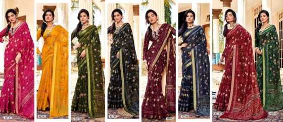 5D-DESIGNER-FALGUNI-MONIKA-JARI-BORDER-WITH-FANCY-BLOUSE-SAREE-CATLOG-2