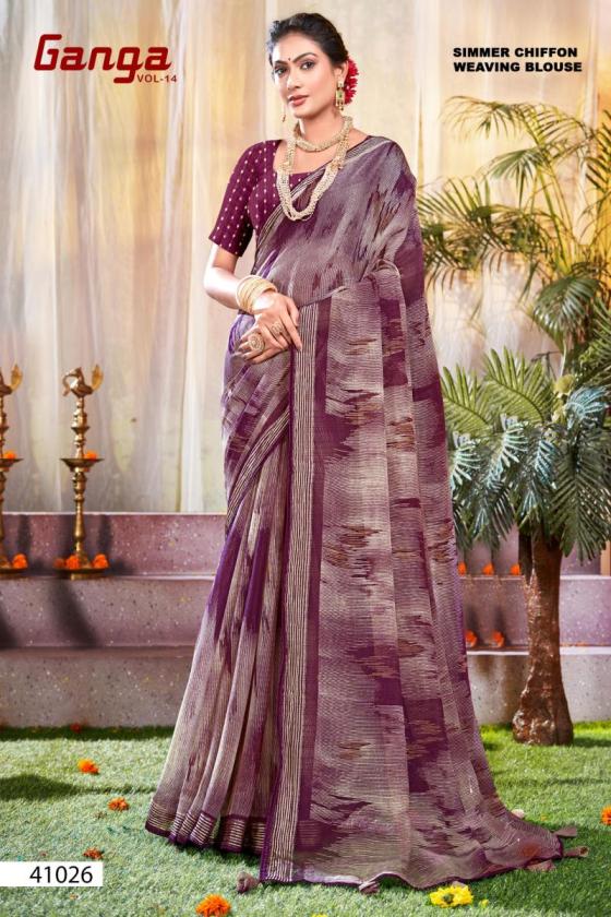 5D-DESIGNER-GANGA-VOL-14-BRIGHT-SIMMER-CHIFFON-BORDER-AND-WEAVING-BLOUSE-SAREE-CATALOGUE-1