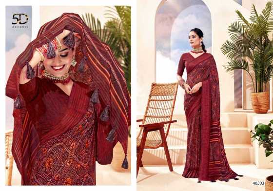 5D-DESIGNER-JODHA-16-PURE-GEORGETTE-WITH-JAQUARD-BORDER-SAREE-CATLOG-4