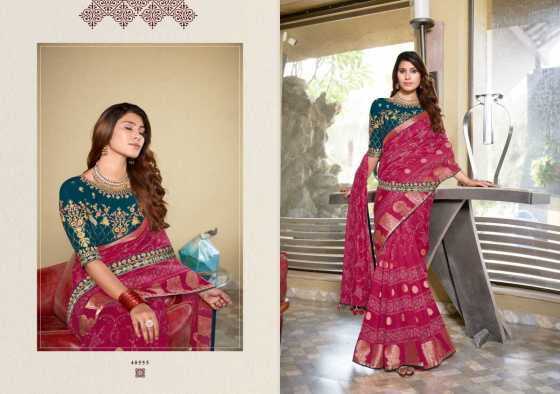 5D-DESIGNER-PURE-COTTON-BUTTA-PRINT-WITH-WEAVING-BORDER-AND-WORK-BLOUSE-WITH-BELT-SAREE-CATALOGUE-5