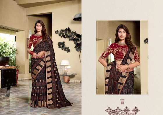 5D-DESIGNER-PURE-COTTON-BUTTA-PRINT-WITH-WEAVING-BORDER-AND-WORK-BLOUSE-WITH-BELT-SAREE-CATALOGUE-9