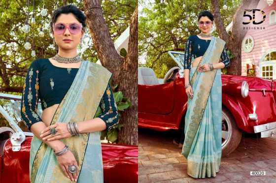 5D-DESIGNER-RADHE-7-SOFT-DOLA-JEQUARD-BORDER-WITH-WORK-FANCY-BLOUSE-SAREE-CATLOG-3