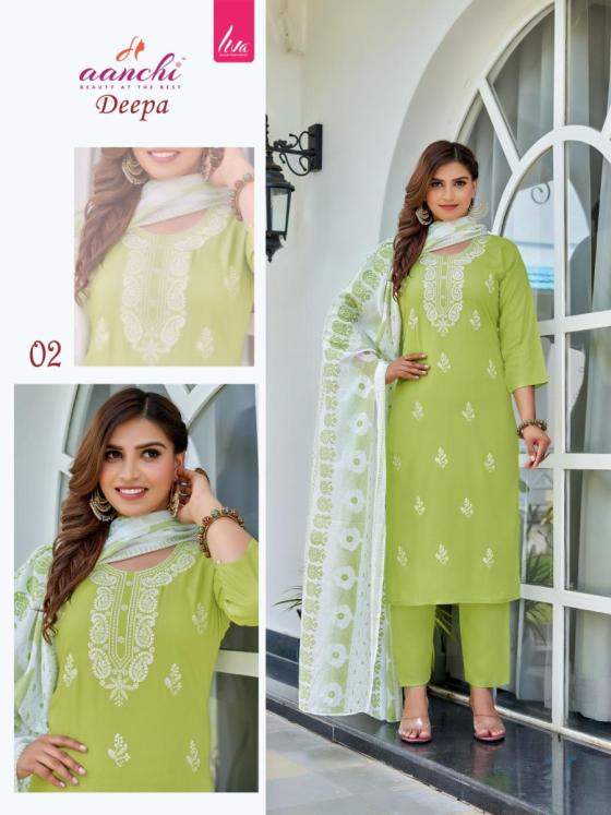 AANCHI-KURTIS-DEEPA-LIVA-REYON-TOP-BOTTOM-AND-PRINTED-DUPATTA-KURTIS-CATALOGUE-8