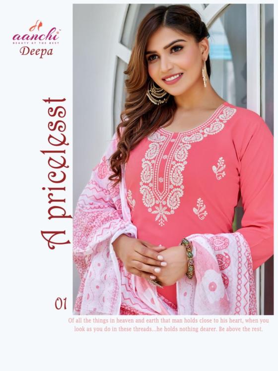 AANCHI-KURTIS-DEEPA-LIVA-REYON-TOP-BOTTOM-AND-PRINTED-DUPATTA-KURTIS-CATALOGUE-9