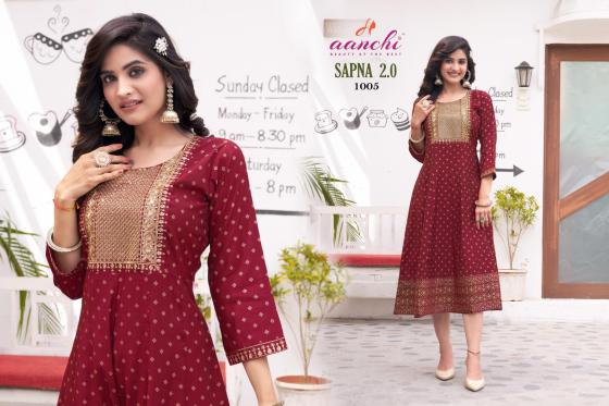 AANCHI-KURTIS-SAPNA-2.0-ROMAN-SILK-FLAIR-PRINT-WITH-EMBROIDERY-WORK-KALLI-CUT-KURTI-CATALOGUE-3