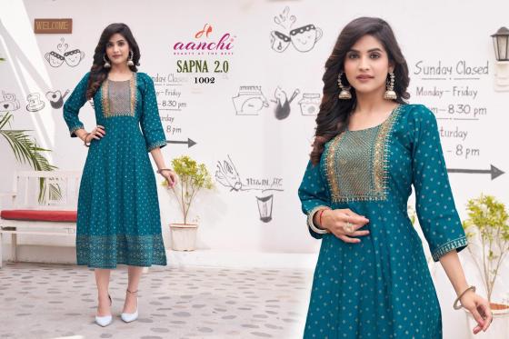 AANCHI-KURTIS-SAPNA-2.0-ROMAN-SILK-FLAIR-PRINT-WITH-EMBROIDERY-WORK-KALLI-CUT-KURTI-CATALOGUE-6