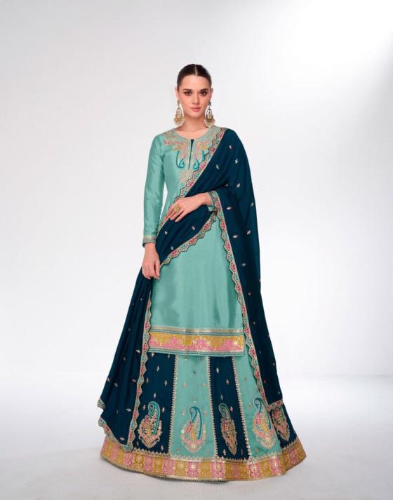 AASHIRWAD-CREATION-KAHANI-PREMIUM-SILK-FREE-SIZE-STITCH-TOP-SKIRT-DUPATTA-COLLECTION-12