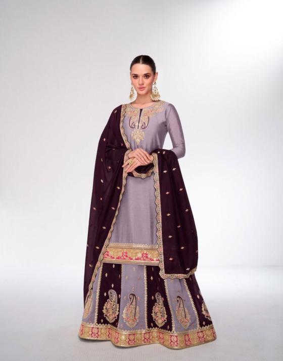 AASHIRWAD-CREATION-KAHANI-PREMIUM-SILK-FREE-SIZE-STITCH-TOP-SKIRT-DUPATTA-COLLECTION-2