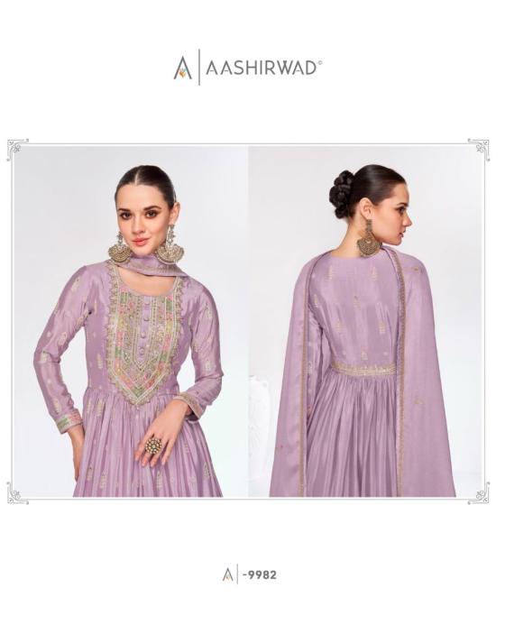 AASHRWAD-CREATION-ROSY-PREMIUM-CHINNON-N-REAL-GEORGETTE-FREE-SIZE-STITCHED-DRESSS-CATALOGUE-10