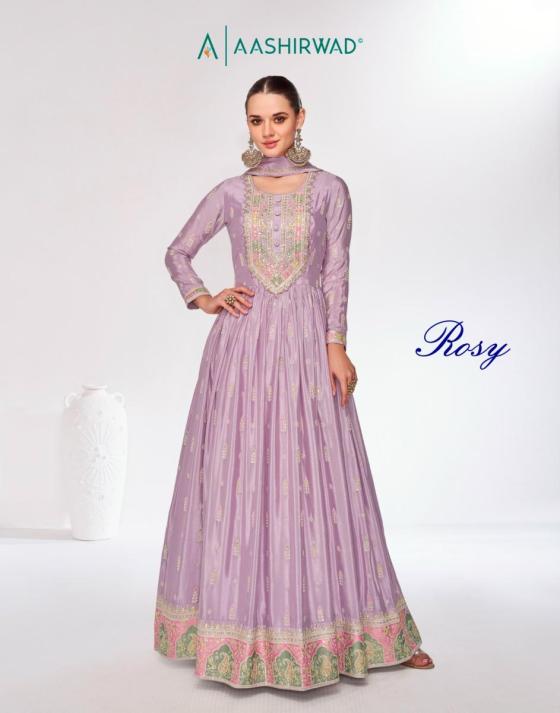 AASHRWAD-CREATION-ROSY-PREMIUM-CHINNON-N-REAL-GEORGETTE-FREE-SIZE-STITCHED-DRESSS-CATALOGUE-2