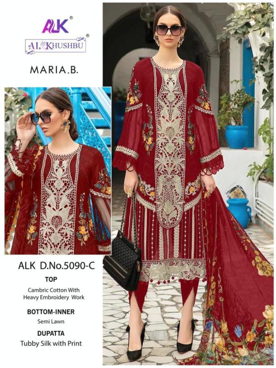 AL-KHUSHBU-MARIA-B-D.NO-5080-PURE-CAMBRIC-COTTON-WITH-HEAVY-EMBROIDERY-DRESS-MATERIAL-CATALOGUE-5