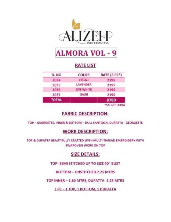 ALIZEH-ALMORA-VOL-9-TOP-GEORGETTE-INNER-BOTTOM-DULL-SANTOON-Embroidered-With-Multi-Thread-DRESS-MATERIAL-CATLOG