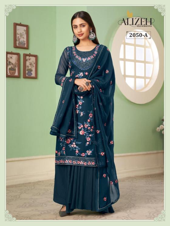 ALIZEH-OFFICIAL-2050-COLOURS-TOP-DUPATTA-GEORGETTE-EMBORIDERD-WITH-MULTI-THREAD-AND-SEQUINS-WORK-INNER-BOTTOM-DULL-SANTOON-DRESS-MATARIAL-CATLOG-1