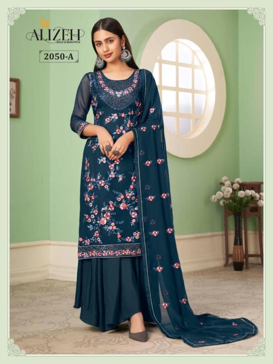 ALIZEH-OFFICIAL-2050-COLOURS-TOP-DUPATTA-GEORGETTE-EMBORIDERD-WITH-MULTI-THREAD-AND-SEQUINS-WORK-INNER-BOTTOM-DULL-SANTOON-DRESS-MATARIAL-CATLOG-2