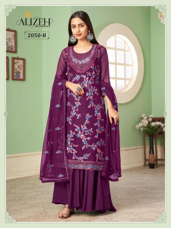 ALIZEH-OFFICIAL-2050-COLOURS-TOP-DUPATTA-GEORGETTE-EMBORIDERD-WITH-MULTI-THREAD-AND-SEQUINS-WORK-INNER-BOTTOM-DULL-SANTOON-DRESS-MATARIAL-CATLOG-7