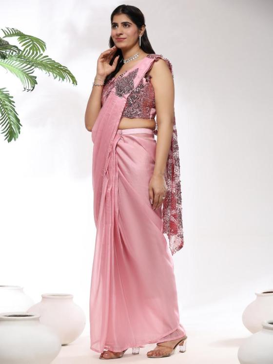 AMOHA-D.NO-A322-SILK-ORGANZA-FABRIC-EMBROIDRED-WORK-AND-SEQUIN-EMBOIDERY-WORK-BLOUSE-SAREE-READYMADE-SAREE-CATALOGUE-1