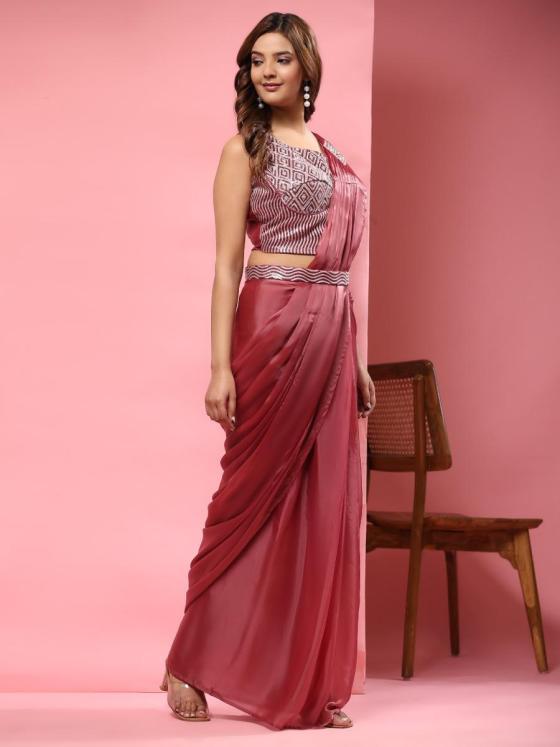 AMOHA-D.NOA329-SEQUIN-EMBROIDERY-WORK-BLOUSE-AND-IMPORTED-SAIN-FABRIC-AND-BELT-DESIGNER-READYMADE-SAREE-CATALOGUE-2