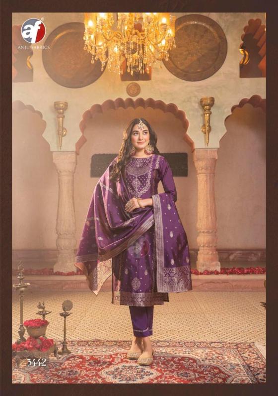 ANJU-FASHION-SILK-AFFAIR-VOL-3-BANARSI-SILK-TOP-AND-DUPATTA-WITH-JACQAURD-AND-VISCOSE-BY-NYLON-PANT-PURE-HAND-WORK-FANCY-KURTI-CATLOGUE-10