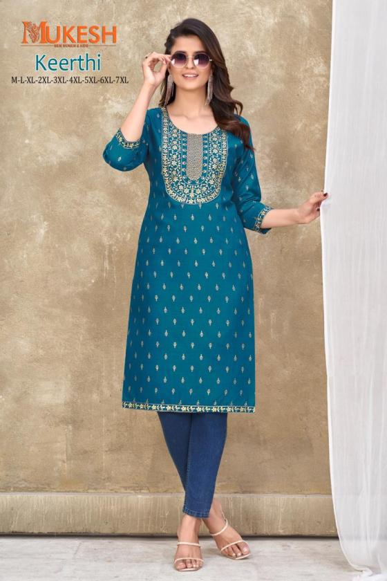 BANWERY-KEERTHI-MAGIC-SLUB-EMBROIDERY-NACK-WITH-LACE-FOIL-PRINT-KURTI-CATALOGUE-13