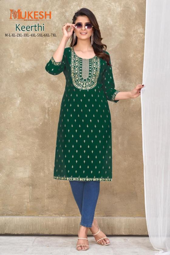 BANWERY-KEERTHI-MAGIC-SLUB-EMBROIDERY-NACK-WITH-LACE-FOIL-PRINT-KURTI-CATALOGUE-9