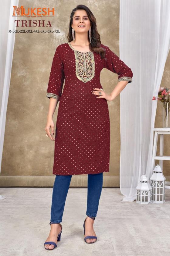 BANWERY-TRISHA-RAYON-SLUB-QUARDING-EMBROIDERY-WITH-SEQUENCE-KURTI-CATALOGUE-1