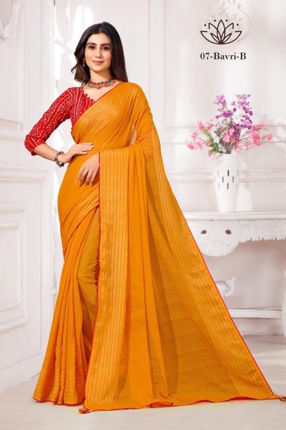 BAWRI-1-HALDI-AND-FUNCTIONS-SPECIAL-SAREE-IN-NILGIRI-CHIFFON-WITH-COTTON-BANDHANI-BLOUSE-SAREE-COLLECTION-2