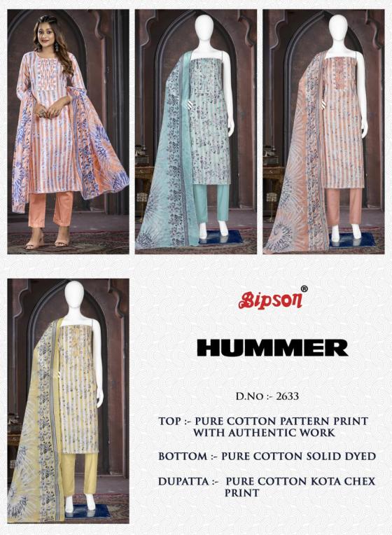 BIPSON-FACTORY-OUTLET-HUMMER-2633-PURE-COTTON-PATTERN-PRINT-WITH-ETHNIC-HANDWORK-DRESS-CATALOGUE-1