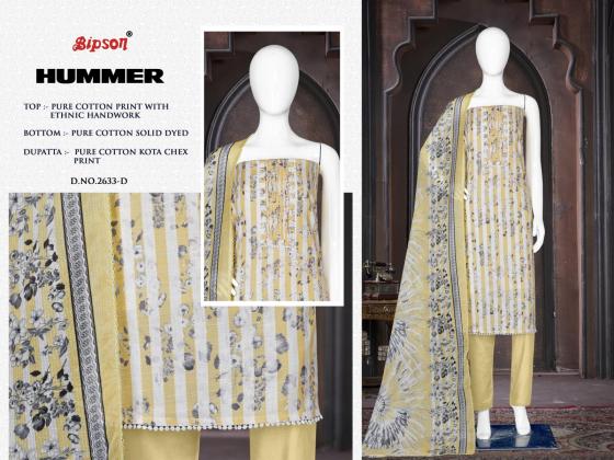 BIPSON-FACTORY-OUTLET-HUMMER-2633-PURE-COTTON-PATTERN-PRINT-WITH-ETHNIC-HANDWORK-DRESS-CATALOGUE-2