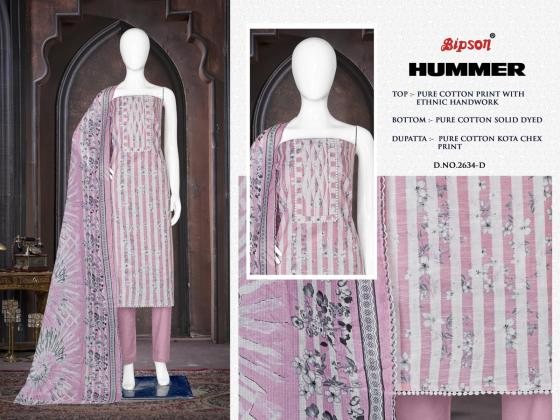 BIPSON-FACTORY-OUTLET-HUMMER-2634-PURE-COTTON-PATTERN-PRINT-WITH-ETHNIC-HANDWORK-DRESS-CATALOGUE-2