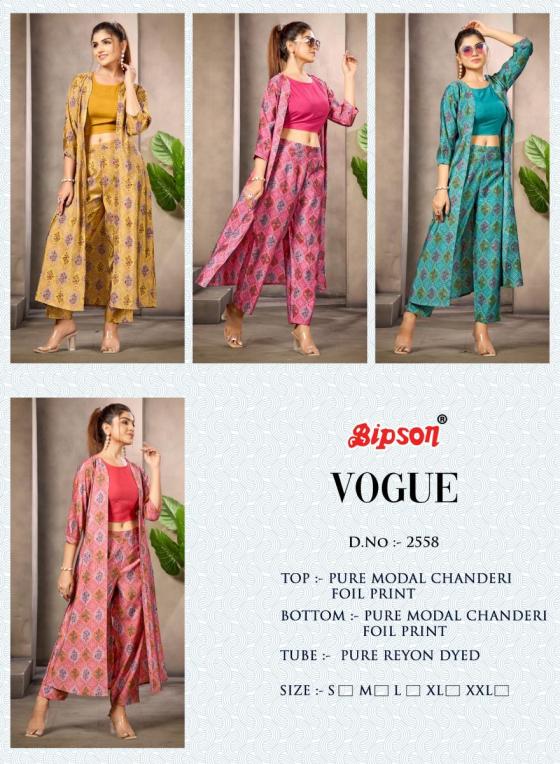 BIPSON-FACTORY-OUTLET-VOGUE-2558-PURE-MODAL-CHANDERI-FOIL-PRINT-BEAUTIFUL-KURTI-PANT-WITH-TUBE-CATALOGUE-1