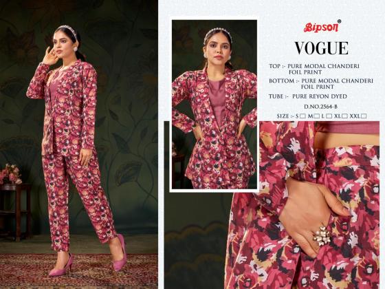 BIPSON-FACTORY-OUTLET-VOGUE-2564-PURE-MODAL-CHANDERI-FOIL-PRINT-KURTI-PANT-TUBE-CATALOGUE-3