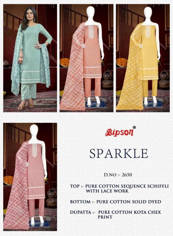 BIPSON-PRINTS-SPARKLE-2650-PURE-COTTON-SEQUENCE-SCHIFFLI-WITH-LACE-WORK-WITH-PURE-COTTON-KOTA-CHEX-PRINT-AND-SOLID-DYED-DUPATTA-PANT-DRESS-MATERIAL-CATALOGUE-1