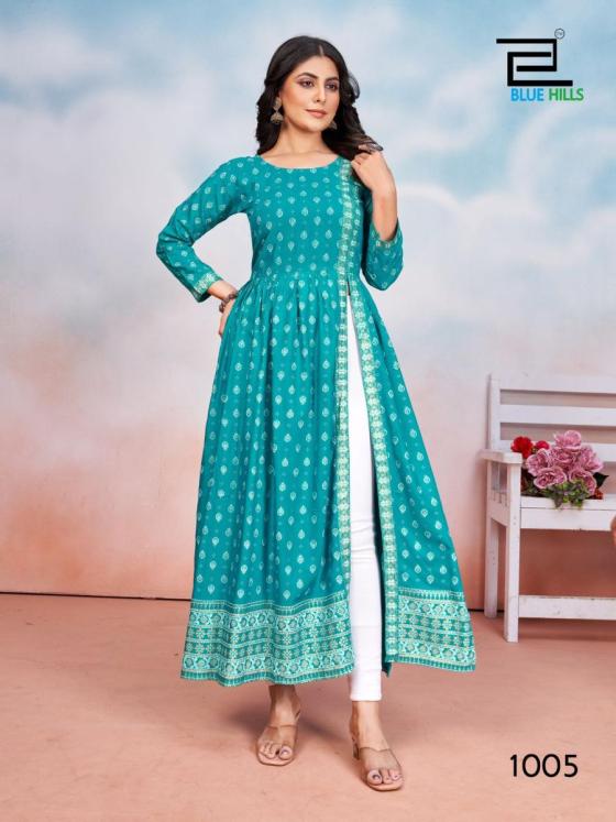 BLIE-HILLS-TAUBA-TAUBA-RAYON-14-KG-FOIL-PRINT-SIDE-CUT-BEAUTIFUL-KURTI-CATALOGUE-7