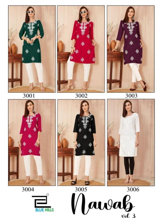 BLUE-HILLS-NAWAB-VOL-3-14-KG-RAYON-WITH-WORK-ONLY-KURTI-CATALOGUE-6