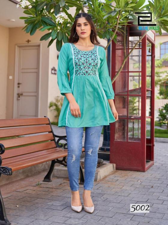 BLUE-HILLS-SOFIA-VOL-5-RAYON-14-KG-WITH-WORK-TOUCH-AND-LACE-BEAUTIFUL-KURTI-CATALOGUE-3