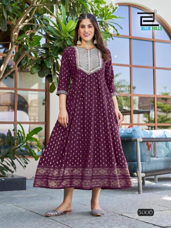 BLUE-HILLS-WALKWAY-VOL-50-RAYON-14-KG-FOIL-PRINT-ANARKALI-GOWN-WITH-NECK-EMBROIDERY-AND-ACCESSORIES-BEAUTIFUL-KURTIS-CATALOGUE-6