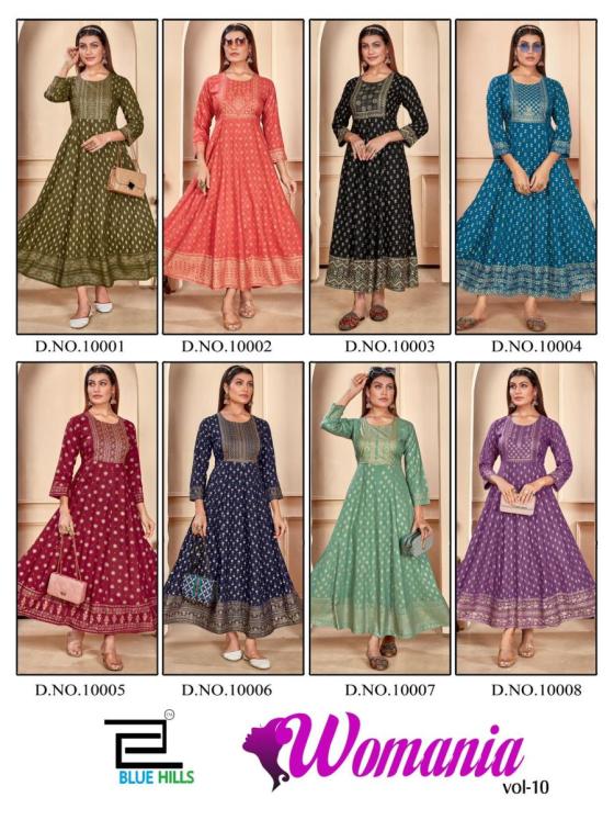 BLUE-HILLS-WOMANIYA-VOL-10-ANARKALI-GOWN-WITH-NECK-EMBROIDERY-RAYON-14-KG-FOIL-PRINT-ANARKALI-GOWN-CATALOGUE-1