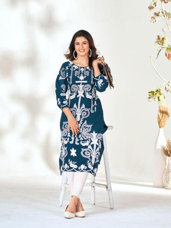 BLUE-HILS-KIARA-VOL-5-RAYON-14-KG-WITH-LUCKHNAVI-WORK-BALLOON-SLEEVES-LOOK-WITH-WORK-KURTI-CATALOGUE-5