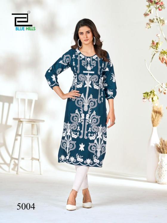 BLUE-HILS-KIARA-VOL-5-RAYON-14-KG-WITH-LUCKHNAVI-WORK-BALLOON-SLEEVES-LOOK-WITH-WORK-KURTI-CATALOGUE-6