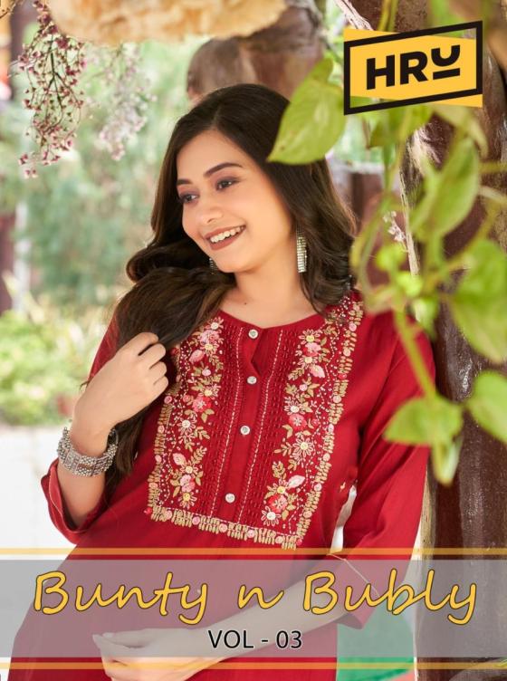 BUNTY-BUBLI-VOL-3-HRU-INDIA-HEAVY-HAND-EMBROIDERED-KANTHA-WORK-KURTI-WITH-DOUBLE-COLOUR-OPTION-KURTI-CATLOG-1