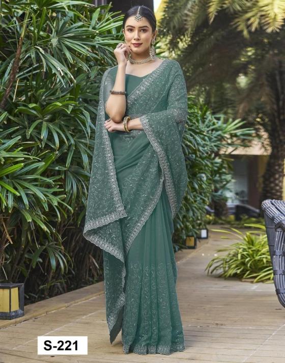 C-L-D.-NO-S-221-TO-S-229-SIMMER-BEAUTIFUL-DESIGNER-WITH-MATCHING-BLOUSE-SAREE-CATALOGUE-4