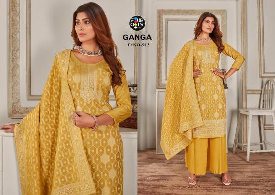 FOURDOTS-GANGA-PURE-MUSLIN-LAKHNAVI-JECQURAD-DRESS-MATERIAL-CATALOGUE-3