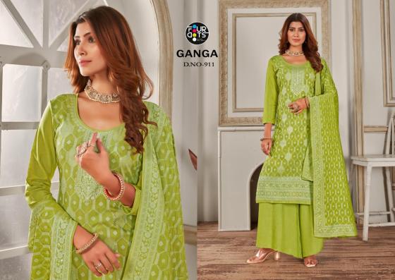 FOURDOTS-GANGA-PURE-MUSLIN-LAKHNAVI-JECQURAD-DRESS-MATERIAL-CATALOGUE-5