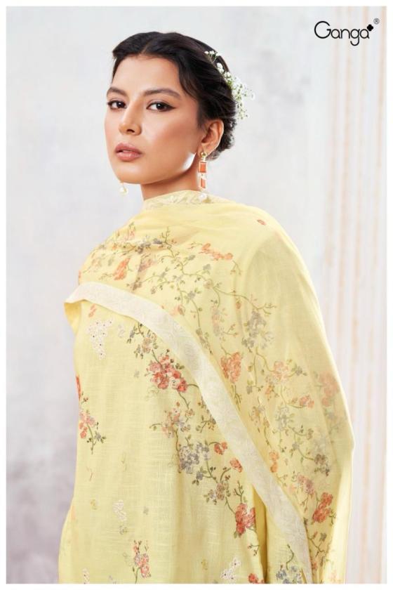 GANAGA-EMINE-2532-PREMIUM-COTTON-LINEN-PRINTED-WITH-EMNROIDERY-HAND-WORK-EMBROIDERY-DAMAN-LACE-DRESS-MATERIAL-CATALOGUE-6