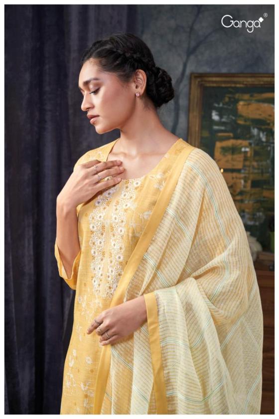 GANGA-ANVIKA-2597-PREMIUM-COTTON-LINEN-PRINTED-WITH-EMBROIDERY-AND-COTTON-GPO-LACE-BORDER-AND-6