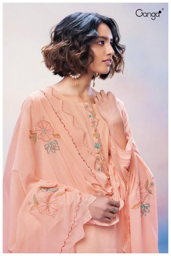 GANGA-ANWITA-2599-PREMIUM-VOIL-SOLID-COLOUR-WITH-EMBROIDERY-HAND-WORK-AND-COTTON-LACE-FOR-SLEEVE-AND-DAMAN-AND-4