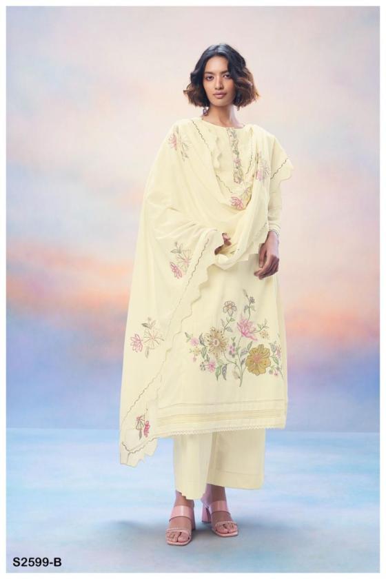 GANGA-ANWITA-2599-PREMIUM-VOIL-SOLID-COLOUR-WITH-EMBROIDERY-HAND-WORK-AND-COTTON-LACE-FOR-SLEEVE-AND-DAMAN-AND-7