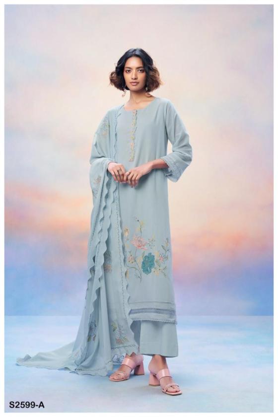 GANGA-ANWITA-2599-PREMIUM-VOIL-SOLID-COLOUR-WITH-EMBROIDERY-HAND-WORK-AND-COTTON-LACE-FOR-SLEEVE-AND-DAMAN-AND-9