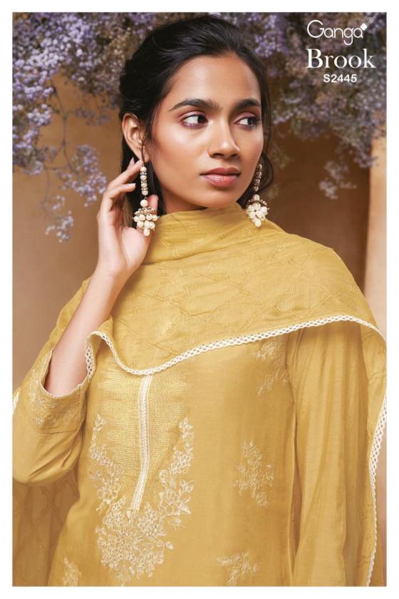 GANGA-BROOK-2445-PREMIUM-BEMBERG-SILK-SOLID-WITH-EMBROIDERY-HAND-WORK-COTTON-LACE-AND-10